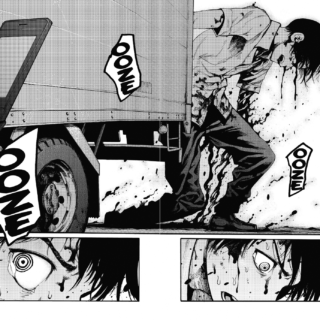 Kei after the accident from Ajin vol. 1