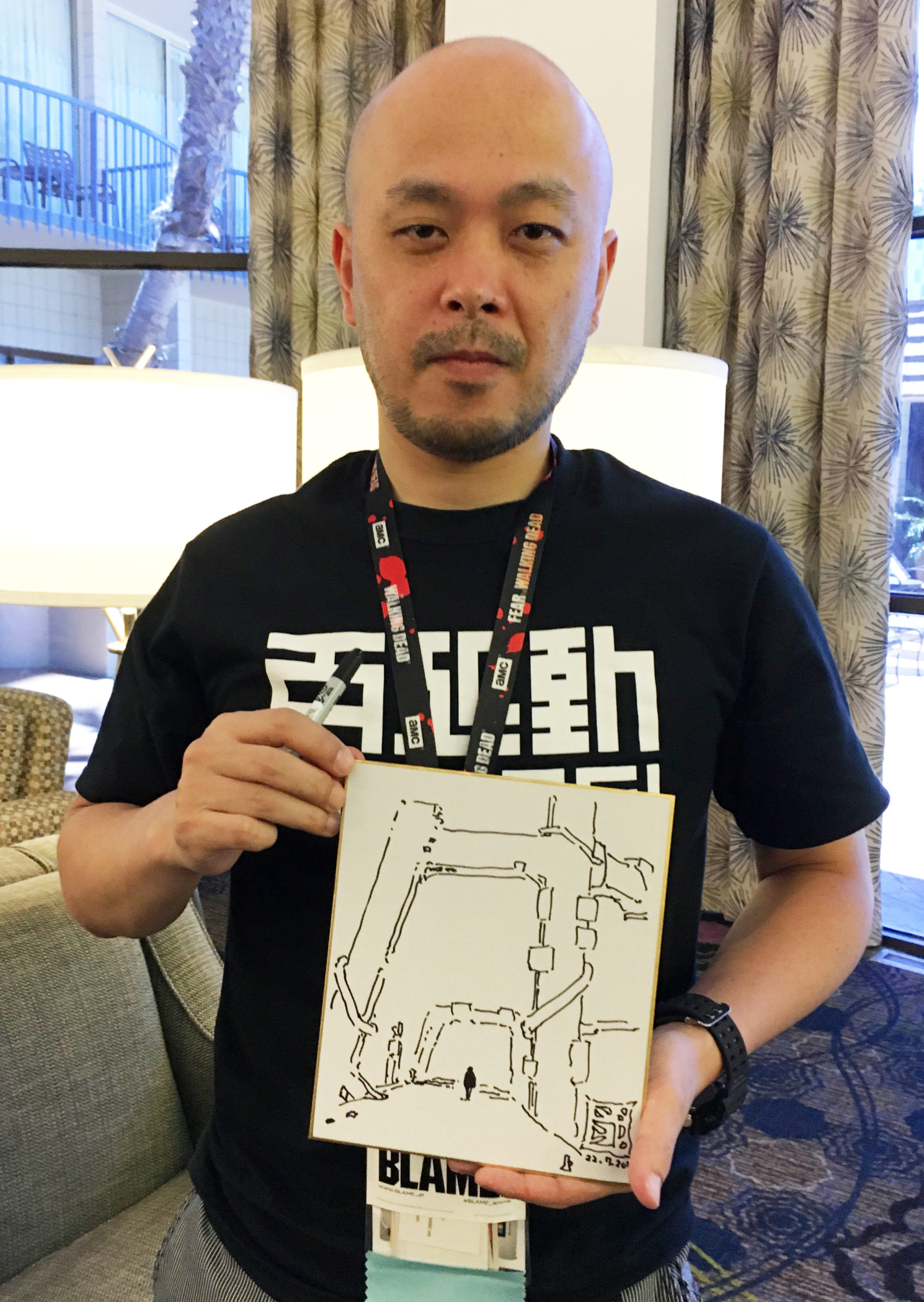 Tsutomu Nihei at San Diego Comic-Con 2016