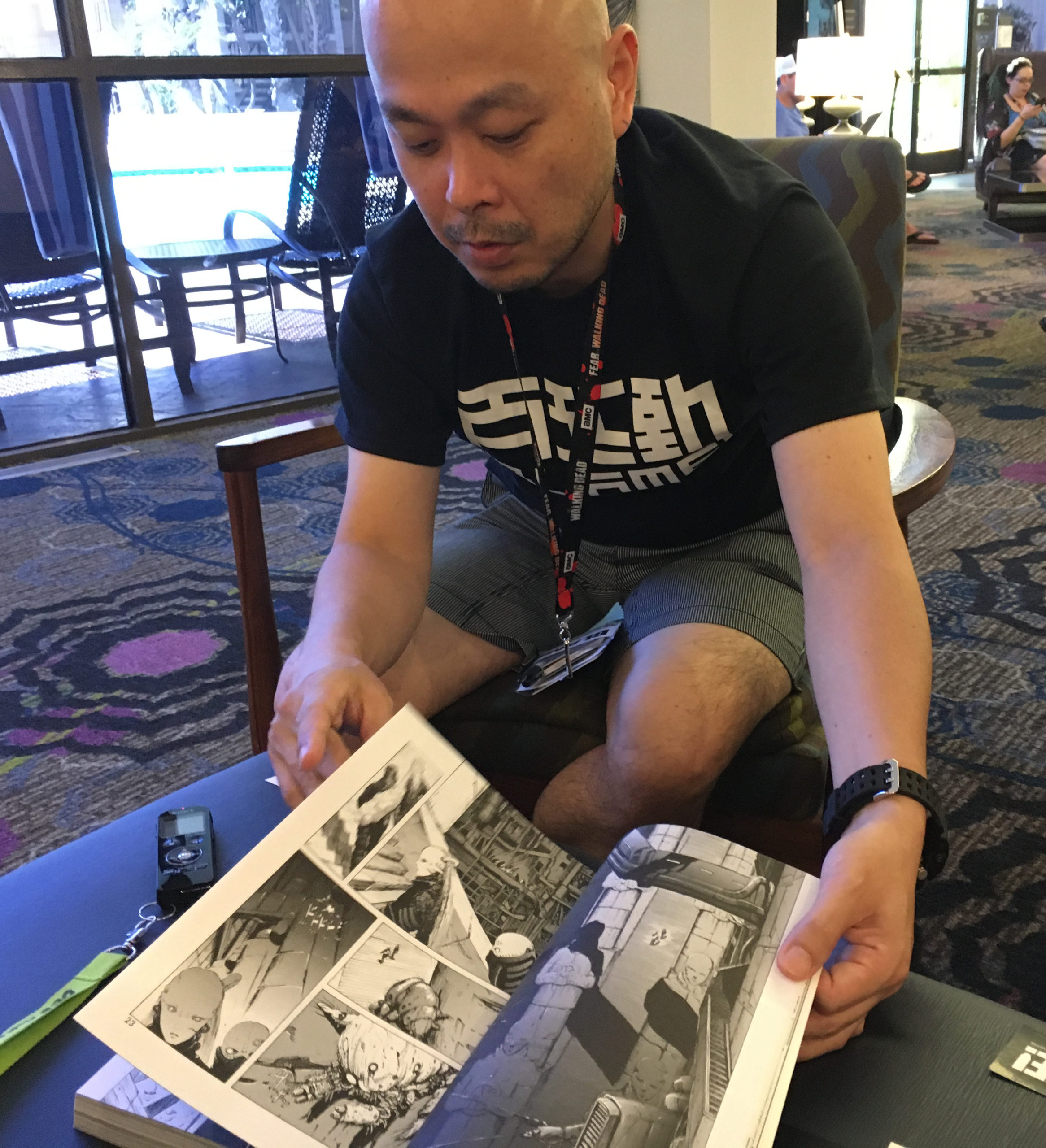 Tsutomu Nihei at San Diego Comic-Con 2016