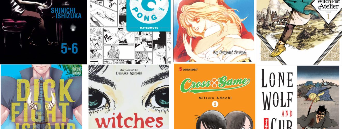 covers of 8 manga series that are the best of mangasplaining season 3