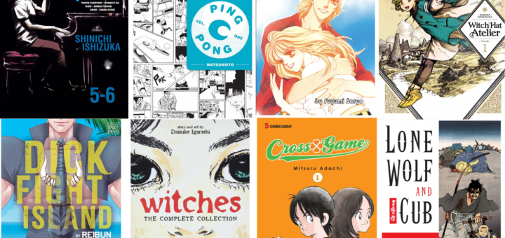 covers of 8 manga series that are the best of mangasplaining season 3