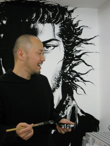 Takehiko Inoue at Kinokuniya NYC